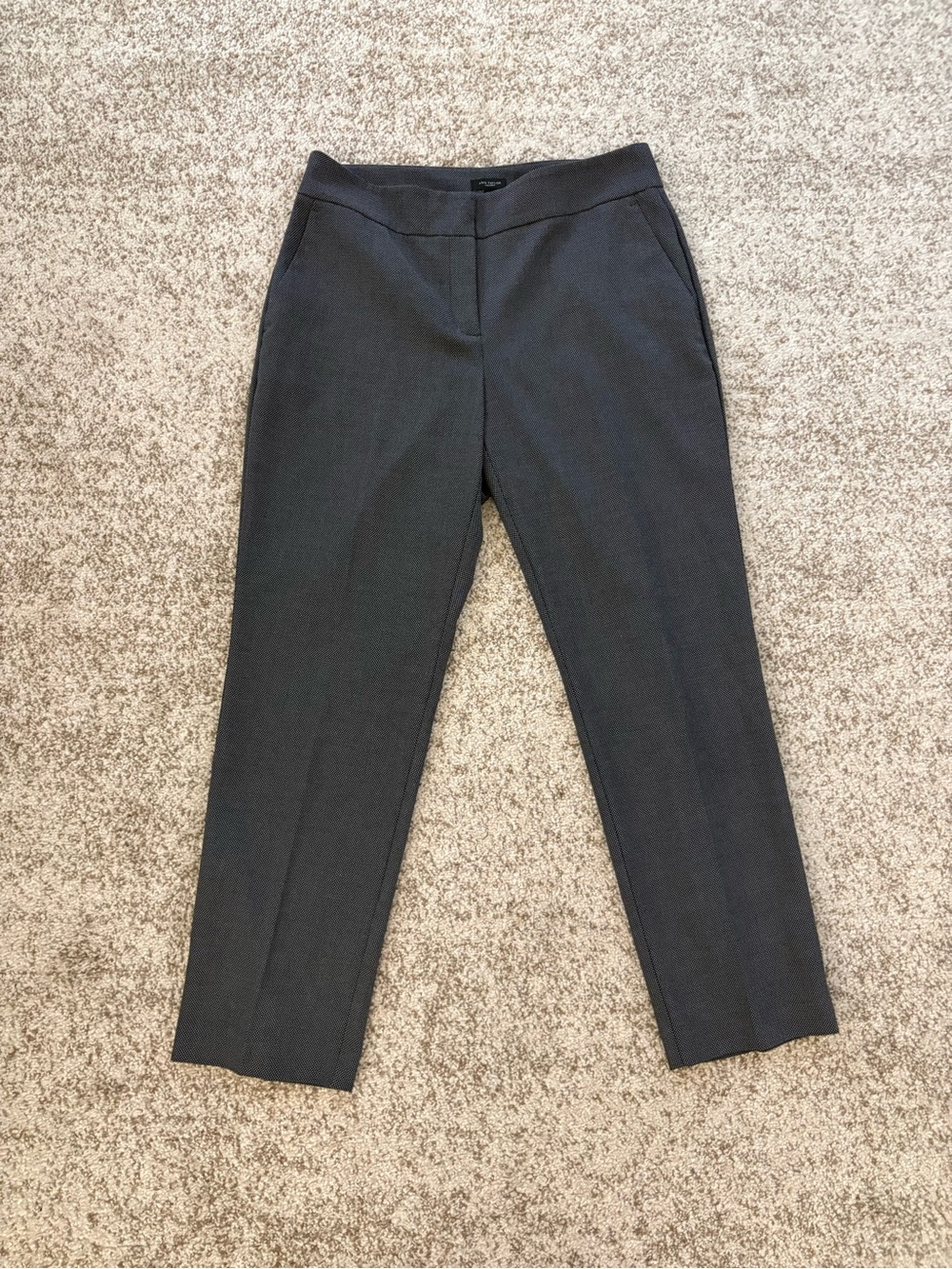 Ann Taylor Straight Leg Dress Pants - Charcoal Gray
